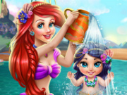 play Ariel Baby Wash