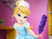 play Baby Cinderella House Cleaning