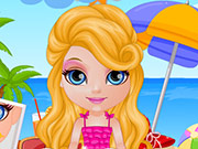 play Baby Barbie Summer Glittery Tattoo