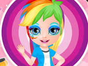 play Baby Barbie Litttle Pony Face Painting