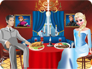 play Elsa Romantic Dinner