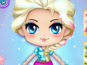 play Chibi Elsa'S Modern Makeover