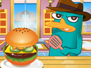 play Perry Cooking American Hamburger