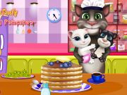 play Tom Family Cooking Pancakes