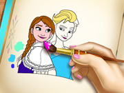 play Frozen Coloring Book