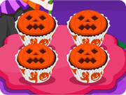 play Jack O Lantern Halloween Cupcake