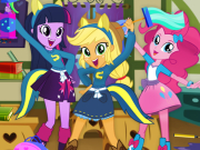 Equestria Girls Classroom Cleaning