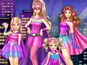 play Super Barbie Sisters Transform