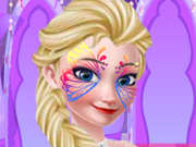 play Elsa Face Art