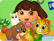 play Dora Pets Care