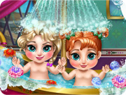 play Frozen Baby Bath