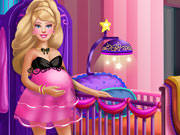 play Pregnant Barbie Maternity Deco