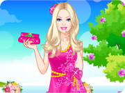 play Barbie Bridesmaid Dress Up
