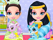 play Baby Barbie My Palace Pets