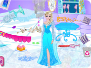 play Frozen Party Cleanup