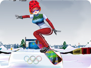 play Winter Olympics Snowboarder Girl