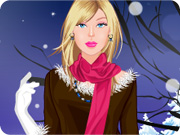 play Barbie Winter Fashion Dress Up