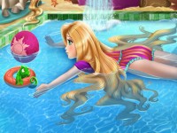 play Rapunzel Swimming Pool