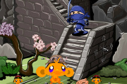 play Monkey Go Happy - Ninjas 2