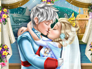 play Elsa Wedding Kiss