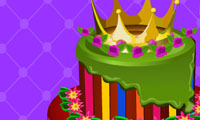 play Delicious Crown Cake Decor