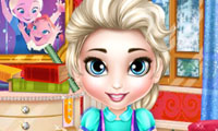 Baby Elsa School Prep