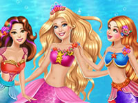 play Barbie Mermaid Coronation