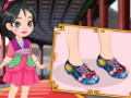 play Princess Mulan Shoes Designer