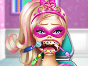 play Super Barbie Dentist Care