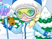 play Baby Elsa Skiing Trip