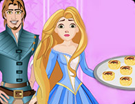 play Rapunzel And Flynn Cooking Pizza Buns