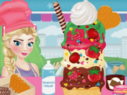 play Elsa Cooking Ice Cream