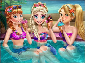 play Princess Pool Party