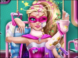 play Super Barbie Hospital Recovery