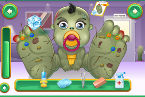 play Baby Zombie Foot Doctor