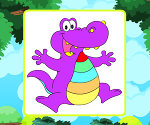 Proud Alligator Coloring