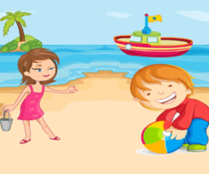 play Beach Kids Differences