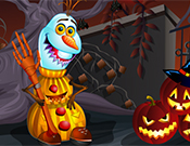 play Halloween Olaf Dress Up Game