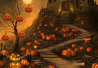Haunting Halloween Pumpkin Escape