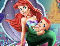 play Ariel And The New Born Baby