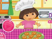 play Dora Cooking Crackers