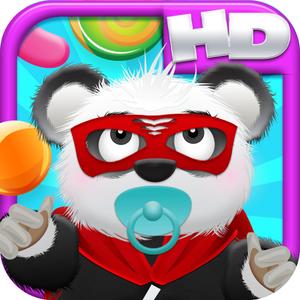 Baby Panda Bears Candy Rain Hd - Fun Cloud Jumping Edition Free Game!