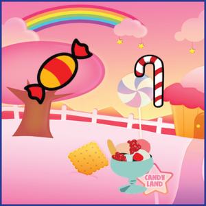 Candy Kids Activity App - Sounds, Puzzles And Match For Kids