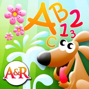 Magic Garden With Letters And Numbers - A Logical Game For Kids