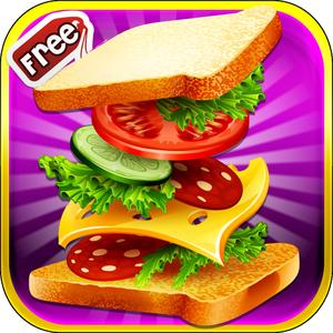 Sandwich Maker– Free Fun Cooking For Kids, Teens And Girls, Learn And Cook With Easy Fast Food Recipes And Become An Exp