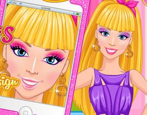 play Barbie`S Selfie Make-Up Design