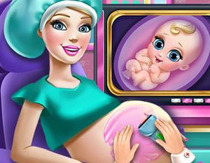 play Barbie Pregnant Check-Up