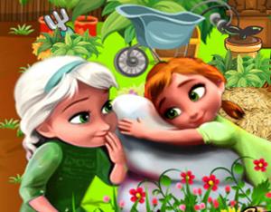 play Frozen Princess Garden