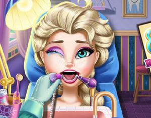 play Elsa Real Dentist