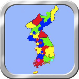 Korean Peninsula Puzzle Map